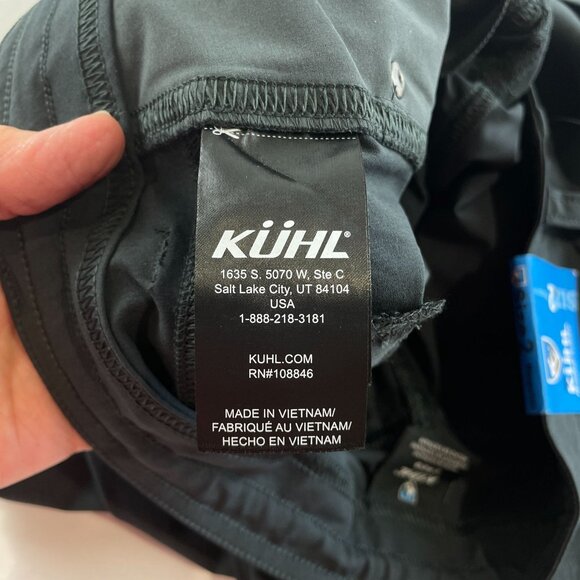 Kuhl Women's Freeflex Roll-up Black Pants Sz 2 NWT - Picture 4 of 13